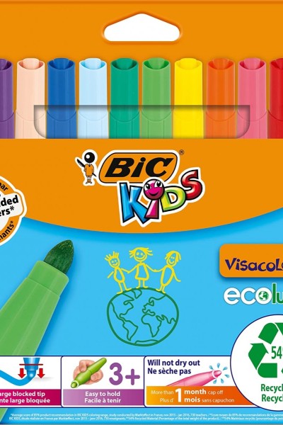 Bic Jumbo Keçeli Kalem 12 Renk