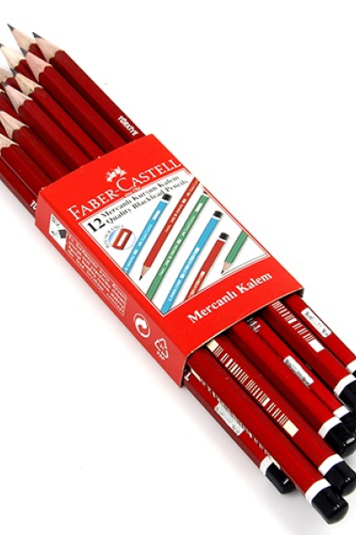 Faber Castell Siyah Kurşun Kalem 12 li