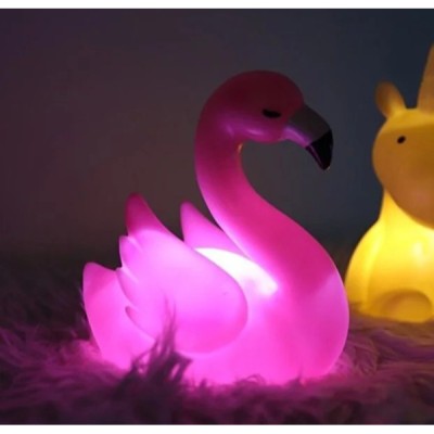 LED Işıklı Flamingo Masa Lambası LED Işıklı Flamingo Masa Lambası
