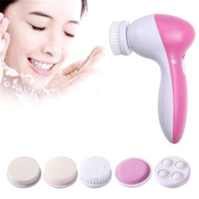 5 iN 1 Pilli Yüz Temizleme,Masaj ve Peeling Fırça seti 5 iN 1 Pilli Yüz Temizleme,Masaj ve Peeling Fırça seti