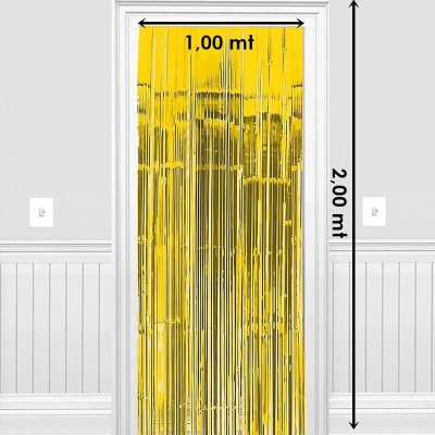 Arka Fon Perde Metalize Gold Arka Fon Perde Metalize Gold
