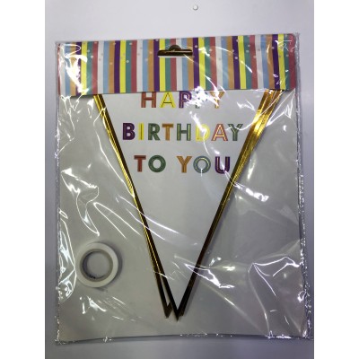 Happy Birthday To You Flama Bayrak Süsü Happy Birthday To You Flama Bayrak Süsü