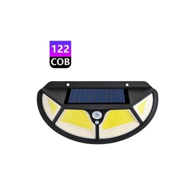 Fonksiyonel Sensörlü 122 Ledli Solar Bahçe Lambası Fonksiyonel Sensörlü 122 Ledli Solar Bahçe Lambası
