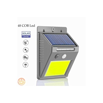 Hareket Sensörlü Solar 48 Led Bahçe Lambası Hareket Sensörlü Solar 48 Led Bahçe Lambası