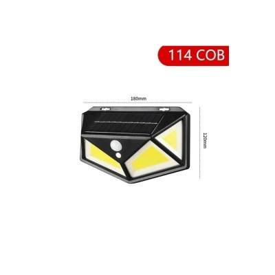 Hareket Sensörlü Bahçe Lambası 114 Led 3 Mod Hareket Sensörlü Bahçe Lambası 114 Led 3 Mod