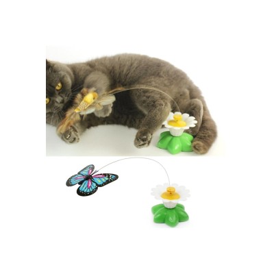 Hareketli Pilli Kelebek Kedi Oyuncağı Hareketli Pilli Kelebek Kedi Oyuncağı