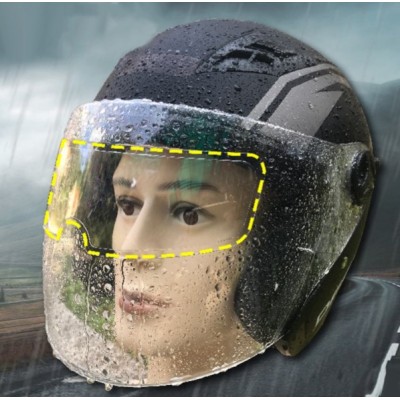 MOTOSIKLET KASKI İÇIN YAĞMUR KAYDIRICI MOTOSIKLET KASKI İÇIN YAĞMUR KAYDIRICI