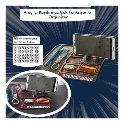Çok Fonksiyonlu Araç İçi Telefon Tutucu Çok Fonksiyonlu Araç İçi Telefon Tutucu