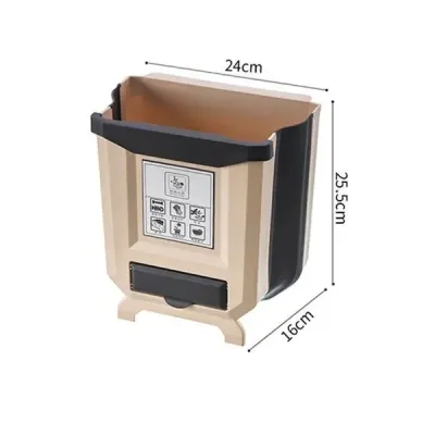 Katlanabilir Askılı Çöp Kovası 9 lt. Katlanabilir Askılı Çöp Kovası 9 lt.