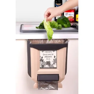 Katlanabilir Askılı Çöp Kovası 9 lt. Katlanabilir Askılı Çöp Kovası 9 lt.
