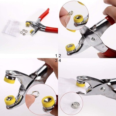 Metal Çıtçıt Pensesi ve Düğme Seti Metal Çıtçıt Pensesi ve Düğme Seti