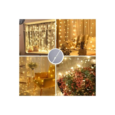 8 Fonksiyonlu Peri Perde Led Uzaktan Kumandalı Günışığı Perde Peri Led (3 mt x 3 mt) 8 Fonksiyonlu Peri Perde Led Uzaktan Kumandalı Günışığı Perde Peri Led (3 mt x 3 mt)