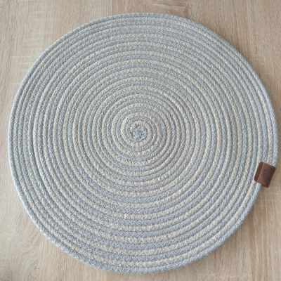 DecoHandy 39cm 2 Renk Jüt Örme Supla Amerikan Servis DecoHandy 39cm 2 Renk Jüt Örme Supla Amerikan Servis