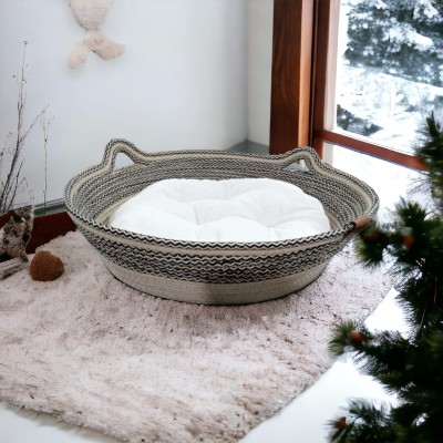 Decohandy 40 Cm Elyaflı Kedi Yatağı Decohandy 40 Cm Elyaflı Kedi Yatağı