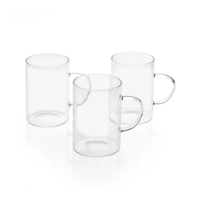 DecoHandy 3'lü Cam Kupa 200 ml DecoHandy 3'lü Cam Kupa 200 ml
