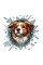 Fulcar Australian Shepherd Araç Stickerı Fulcar Australian Shepherd Araç Stickerı