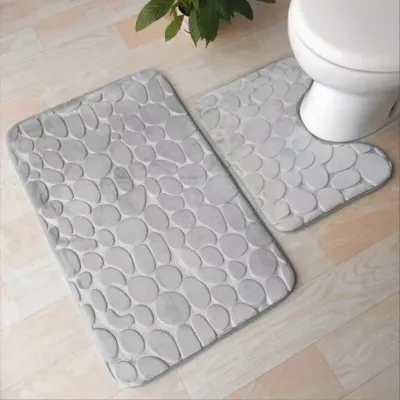 Banyo Tuvalet Paspas Seti 3 PARÇA Banyo Tuvalet Paspas Seti 3 PARÇA