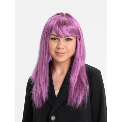 Rose Pembe Düz Kesim Peruk Rose Pembe Düz Kesim Peruk