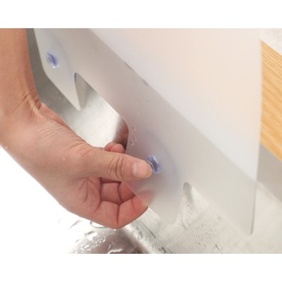 Lavabo ve Ocak Sıçrama Önleyici Vantuzlu Kalkan Lavabo ve Ocak Sıçrama Önleyici Vantuzlu Kalkan