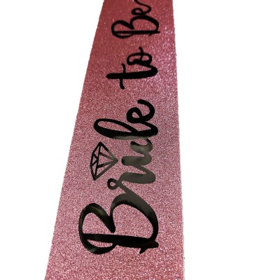 Pembe Siyah Alyanslı Bride To Be Kuşak Kemer Pembe Siyah Alyanslı Bride To Be Kuşak Kemer