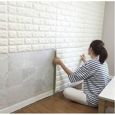 3D Tuğla Desenli Kendinden Yapışkanlı Duvar Paneli 58x38 cm 3D Tuğla Desenli Kendinden Yapışkanlı Duvar Paneli 58x38 cm
