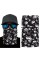 Siyah Beyaz İskelet Baskılı Buff Bandana Siyah Beyaz İskelet Baskılı Buff Bandana