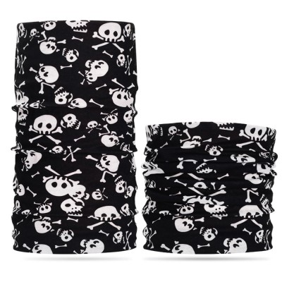 Siyah Beyaz İskelet Baskılı Buff Bandana Siyah Beyaz İskelet Baskılı Buff Bandana