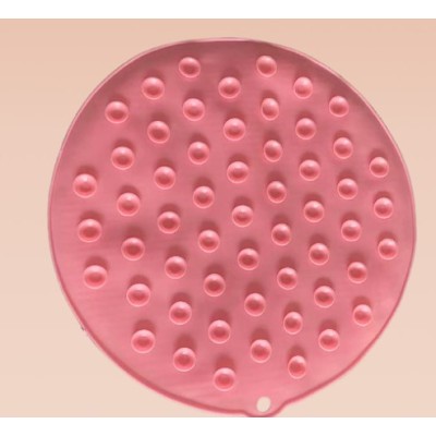 Yuvarlak Vantuzlu Banyo Sırt Kese Matı 26 cm Yuvarlak Vantuzlu Banyo Sırt Kese Matı 26 cm