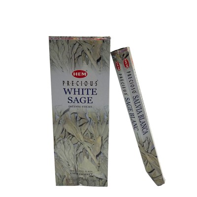 Hem Precious White Sage Aromalı Çubuk Tütsü Hem Precious White Sage Aromalı Çubuk Tütsü