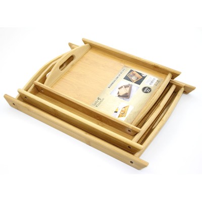 3'lü Bambu Tepsi Model 1 3'lü Bambu Tepsi Model 1