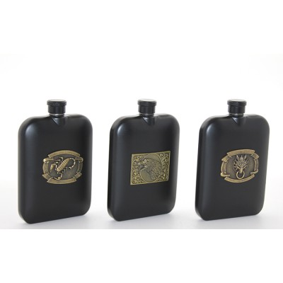 Paslanmaz Çelik Kabartmalı Tekli 6 Oz Matara Paslanmaz Çelik Kabartmalı Tekli 6 Oz Matara