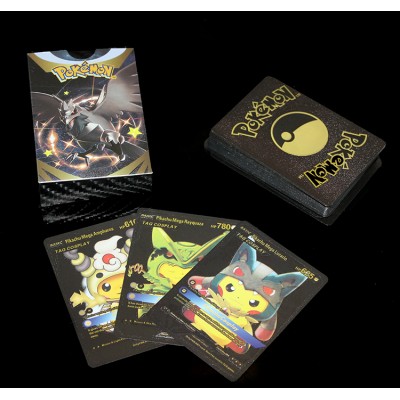 Pokemon Oyun Kartı Metalik Siyah Deste Pokemon Oyun Kartı Metalik Siyah Deste