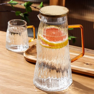 Çelik Kapaklı Cam Sürahi 1800 ml Çelik Kapaklı Cam Sürahi 1800 ml