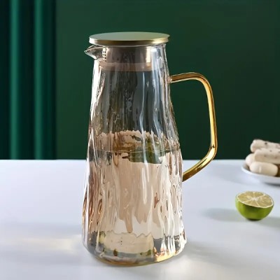 Çelik Kapaklı Cam Sürahi 1800 ml Çelik Kapaklı Cam Sürahi 1800 ml