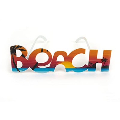 Beach Yazılı Parti Gözlüğü Beach Yazılı Parti Gözlüğü