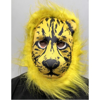 Sarı Yeleli Sarı Saçlı Aslan Maskesi Mega Peluş 2 No Sarı Yeleli Sarı Saçlı Aslan Maskesi Mega Peluş 2 No