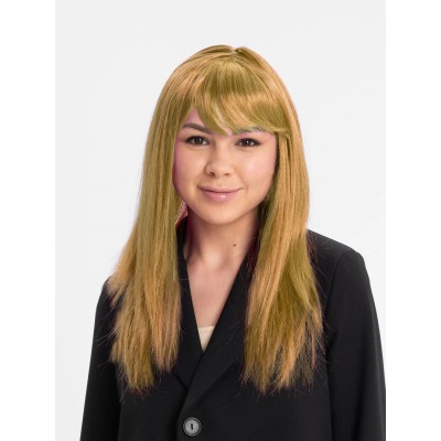 Altın Renk Düz Kesim İçi Astarlı Uzun Parti Peruğu Altın Renk Düz Kesim İçi Astarlı Uzun Parti Peruğu