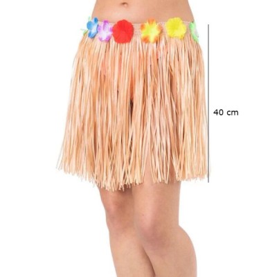 Saman Renk Püsküllü Hawaii Luau Hula Etek Saman Renk Püsküllü Hawaii Luau Hula Etek
