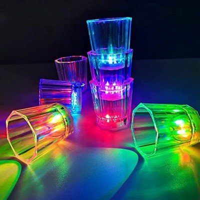 Renkli Led Parlayan Fiber Optik Glow Işıklı Bardak 1 Adet Renkli Led Parlayan Fiber Optik Glow Işıklı Bardak 1 Adet