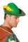 Yeşil Renk Robin Hood Şapkası Sarı Tüylü Yeşil Renk Robin Hood Şapkası Sarı Tüylü