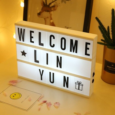 A5 Led Işıklı Yazı Panosu Lightbox A5 Led Işıklı Yazı Panosu Lightbox
