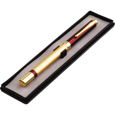 Kutulu Kırmızı Gold Tasarım Roller Kalem Kutulu Kırmızı Gold Tasarım Roller Kalem