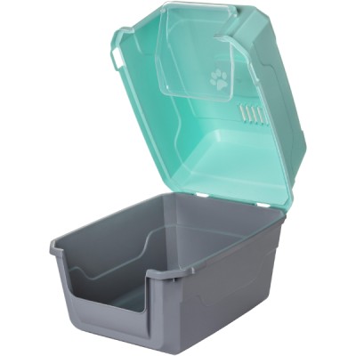 Mikopet Deluxe Yeşil Kapalı Kedi Tuvaleti Mikopet Deluxe Yeşil Kapalı Kedi Tuvaleti