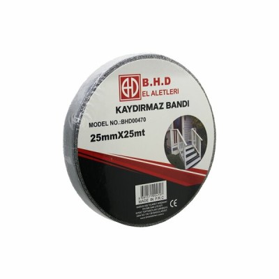 Kaydırmaz Siyah Bant 25 mm X 25 mt Kaydırmaz Siyah Bant 25 mm X 25 mt