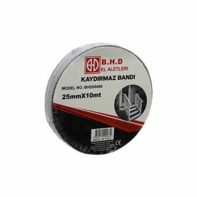 Kaydırmaz Siyah Bant 25 mm X 10 mt Kaydırmaz Siyah Bant 25 mm X 10 mt
