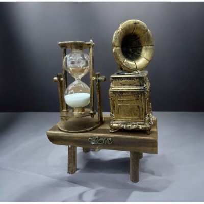 Gramofon Biblolu Kum Saati Gramofon Biblolu Kum Saati