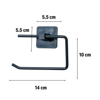 Metal Siyah Tuvalet Kağıtlığı Metal Siyah Tuvalet Kağıtlığı