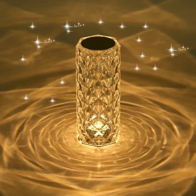 Kristal LED Kumandalı Ve Dokunmatik Masa Lambası Kristal LED Kumandalı Ve Dokunmatik Masa Lambası