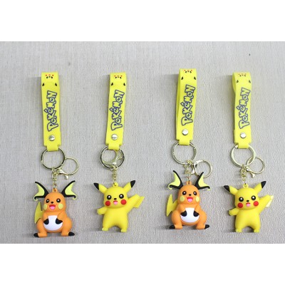 Pikachu Raichu Silikon Anahtarlık Pikachu Raichu Silikon Anahtarlık