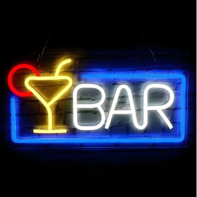 BAR Yazılı Neon Led Işık BAR Yazılı Neon Led Işık